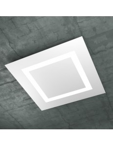 TOP LIGHT: Carpet plafoniera LED quadrata design slim bianco 58x58cm in offerta