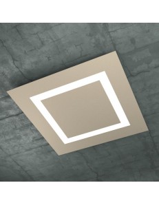 TOP LIGHT: Carpet plafoniera LED quadrata design slim 58x58cm in offerta