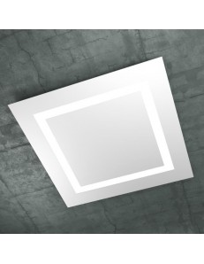 TOP LIGHT: Carpet plafoniera LED quadrata slim bianco design 70cm in offerta