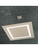 TOP LIGHT: Carpet sospensione LED quadrata retroilluminata sabbia 68cm in offerta