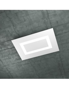 TOP LIGHT: Carpet plafoniera LED rettangolare small bianco design slim in offerta