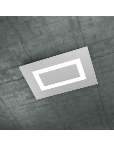 TOP LIGHT: Carpet plafoniera LED rettangolare small design slim moderno grigio in offerta