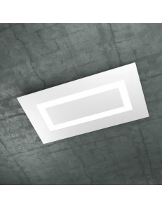 TOP LIGHT: Carpet plafoniera LED rettangolare media bianco design slim moderno in offerta