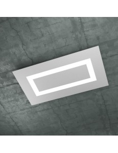 TOP LIGHT: Carpet plafoniera LED rettangolare media design slim moderno grigio in offerta