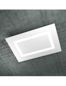 TOP LIGHT: Carpet plafoniera rettangolare big led top light bianco design slim moderno in offerta