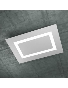 TOP LIGHT: Carpet plafoniera LED rettangolare design slim grigio in offerta