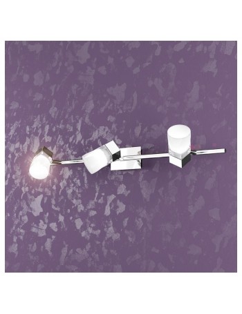 TOP LIGHT: Sunny 3 cubo luci applique faretto plafoniera cromo in offerta