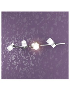 TOP LIGHT: Sunny 4 cubo luci applique faretto plafoniera cromo in offerta