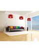 TOP LIGHT: Cylinder sospensione a cilindro moderno colore rosso 45cm in offerta