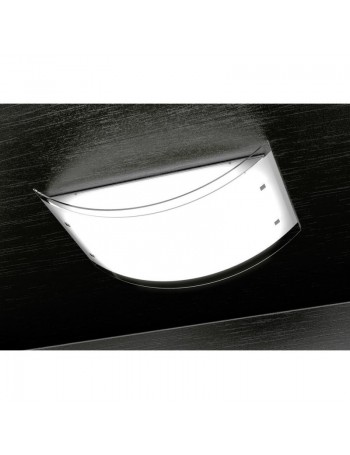 TOP LIGHT: Linear plafoniera soffitto vetro curvo serigrafato bianco bordi laterali 60cm in offerta