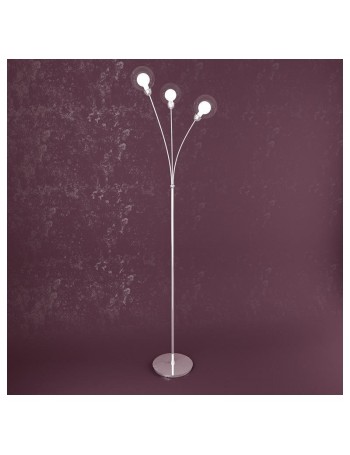 TOP LIGHT: Willow piantana moderna struttura metallo diffusori 3 sfere bianco in offerta
