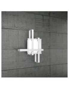 TOP LIGHT: Cross applique plafoniera con fascia decorativa bianco in offerta 2