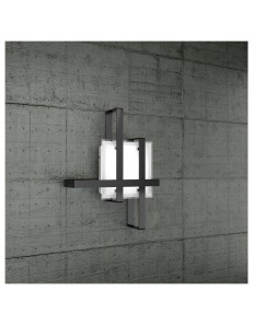 TOP LIGHT: Cross applique plafoniera con fascia decorativa nero in offerta