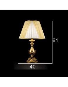 ONDALUCE: Agata lampada lume grande classico oro in offerta 2