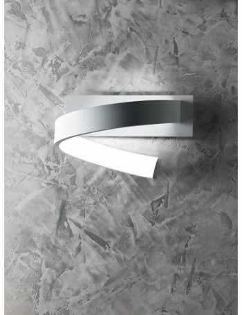 ONDALUCE: Nastro applique LED parete design spirale per ingresso in offerta