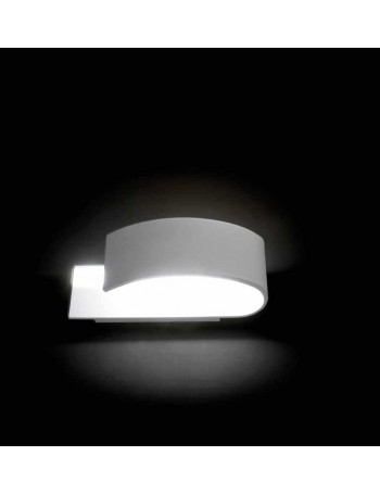 ONDALUCE: Applique LED 7 lumen metallo bianco in offerta