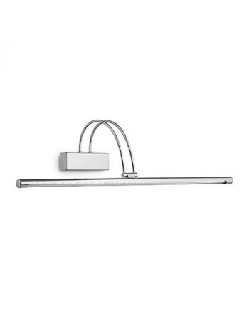 MR DESIGN: Lampada da quadro specchio nickel diffusore LED inclinabile 76cm in offerta