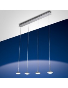 FABAS LUCE: Hale sospensione LED barra 4 luci alluminio per penisola cucina in offerta 2