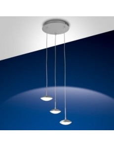 FABAS LUCE: Hale sospensione LED 3 luci alluminio in offerta 2