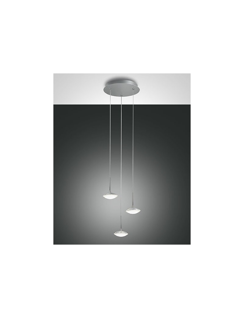 Hale led sospensione 3 luci alluminio 24 watt ingresso corridoio bagno Illuminazione a sospensione led