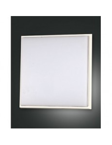 FABAS LUCE: Desdy plafoniera LED quadrata 30w alluminio policarbonato bordo bianco in offerta 2
