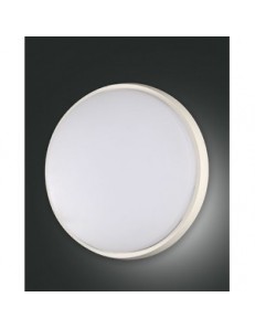 FABAS LUCE: Olly plafoniera LED rotonda 30w alluminio policarbonato bordo bianco in offerta 2