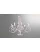 MR DESIGN: Lampadario 8 luci ferro battuto artigianale bianco antico shabby chic camera soggiorno