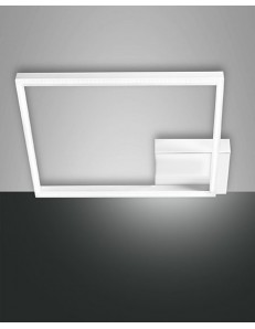 FABAS LUCE: Bard plafoniera LED quadrata moderna dimmerabile bianco in offerta