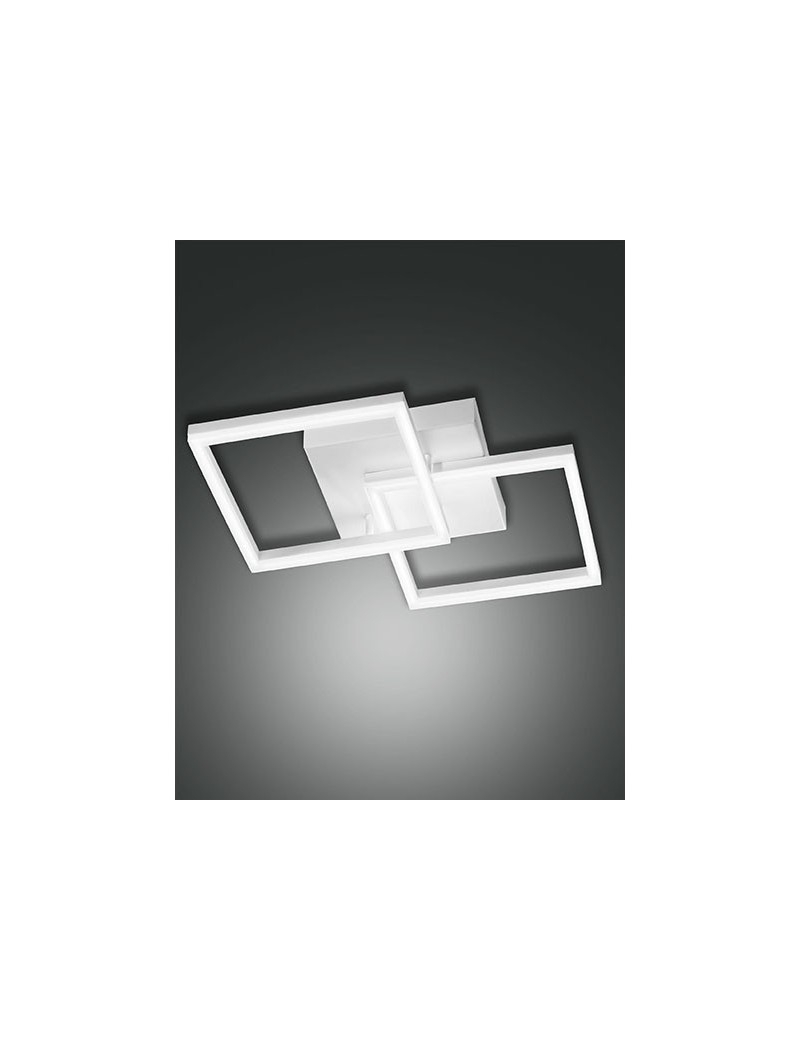 PLAFONIERA MODERNA LED 39 W doppio quadrato DIMMERABILE BIANCO FABAS PLAFONIERA MODERNA LED 39 W doppio quadrato DIMMERABILE BIANCO FABAS