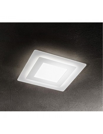 PERENZ: Plafoniera LED quadrata luce calda bianco 48cm in offerta