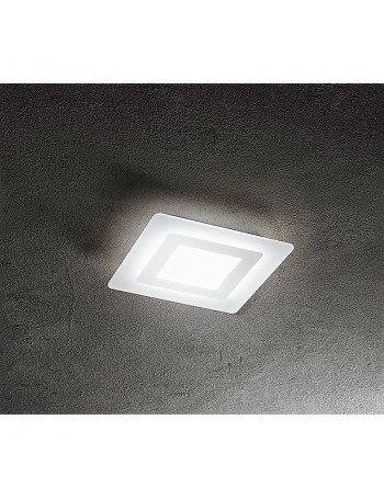 PERENZ: Plafoniera LED quadrata bianco luce calda 35cm in offerta