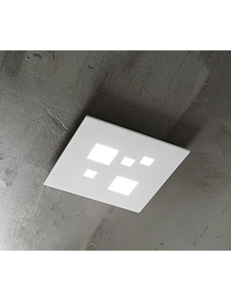 PLAFONIERA LED QUADRATA 27W BIANCO 1944 LUMEN LUCE NATURALE BAGNO ... PLAFONIERA LED QUADRATA 27W BIANCO 1944 LUMEN LUCE NATURALE BAGNO ...