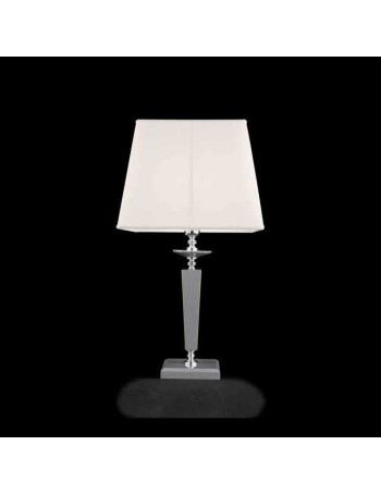 ONDALUCE: Bellini lampada tavolo lume in vetro paralume tessuto tortora in offerta