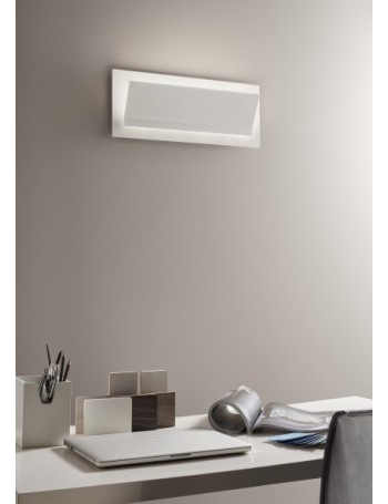 ANTEALUCE: Shelf applique LED moderna rettangolare design luminoso bianca in offerta