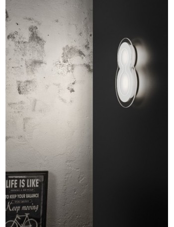 ANTEALUCE: Cazy eight plafoniera o applique LED dimmerabile moderna design creativo in offerta