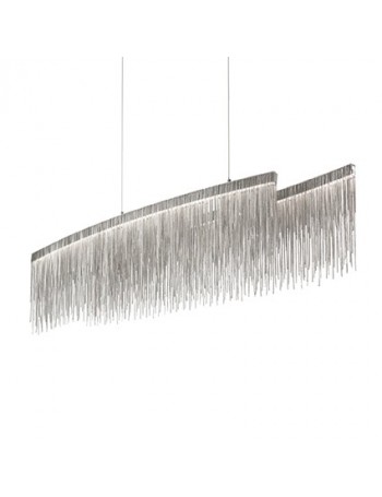 IDEAL LUX: Versus sp216 ovale sospensione LED pendenti cromo soggiorno in offerta