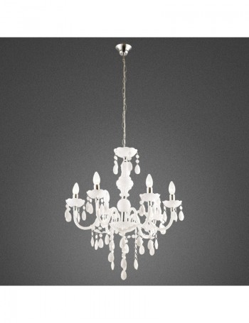 GLOBO LIGHTING: Lampadario 6 bracci acrilico pendenti in offerta