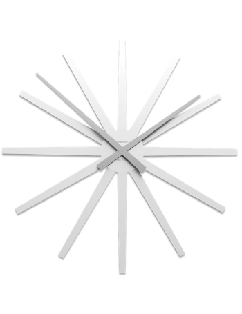 CALLEADESIGN: Frizz orologio da parete moderno legno taglio laser bianco 81cm in offerta