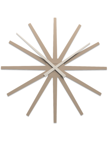 CALLEADESIGN: Frizz orologio da muro moderno in legno caffelatte 81cm in offerta