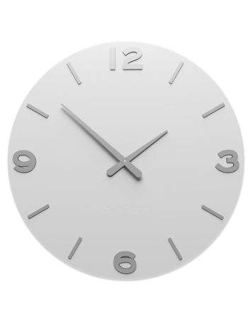 CALLEADESIGN: Smarty orologio da parete rotondo legno bianco grigio in offerta