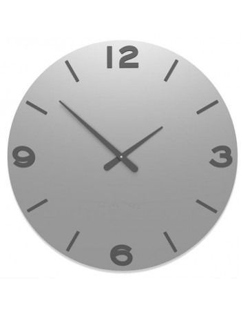 CALLEADESIGN: Smarty orologio rotondo da parete moderno legno colore alluminio in offerta