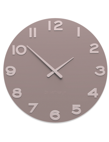 CALLEADESIGN: Orologio da parete moderno legno grigio prugna in offerta
