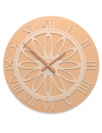 CALLEADESIGN: Athena grande orologio da parete pesca chiaro 60cm in offerta