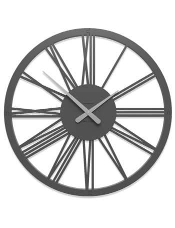 CALLEADESIGN: Pompei orologio da parete numeri romani grigio quarzo 60cm in offerta