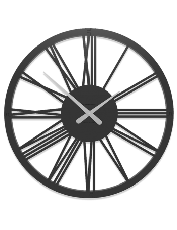 CALLEADESIGN: Pompei orologio da parete numeri romani nero 60cm in offerta