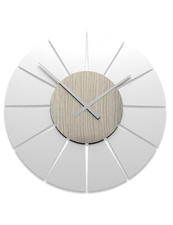 CALLEADESIGN: Extreme l orologio da parete in legno rovere breeze e bianco 100cm in offerta