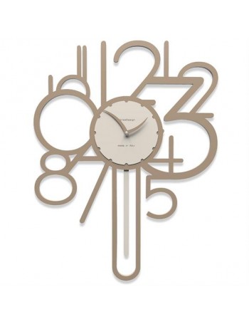 CALLEADESIGN: Joseph orologio a pendolo da parete legno colore caffelatte in offerta