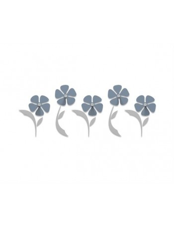 CALLEADESIGN: Flo appendiabiti da parete moderno design fiori legno colore carta da zucchero ganci