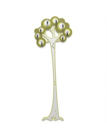 CALLEADESIGN: Attaccapanni da parete moderno design albero legno verde oliva in offerta