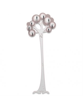 CALLEADESIGN: Appendiabiti da parete design albero legno grigio prugna in offerta